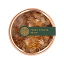 Fresh spruce resin smoke box