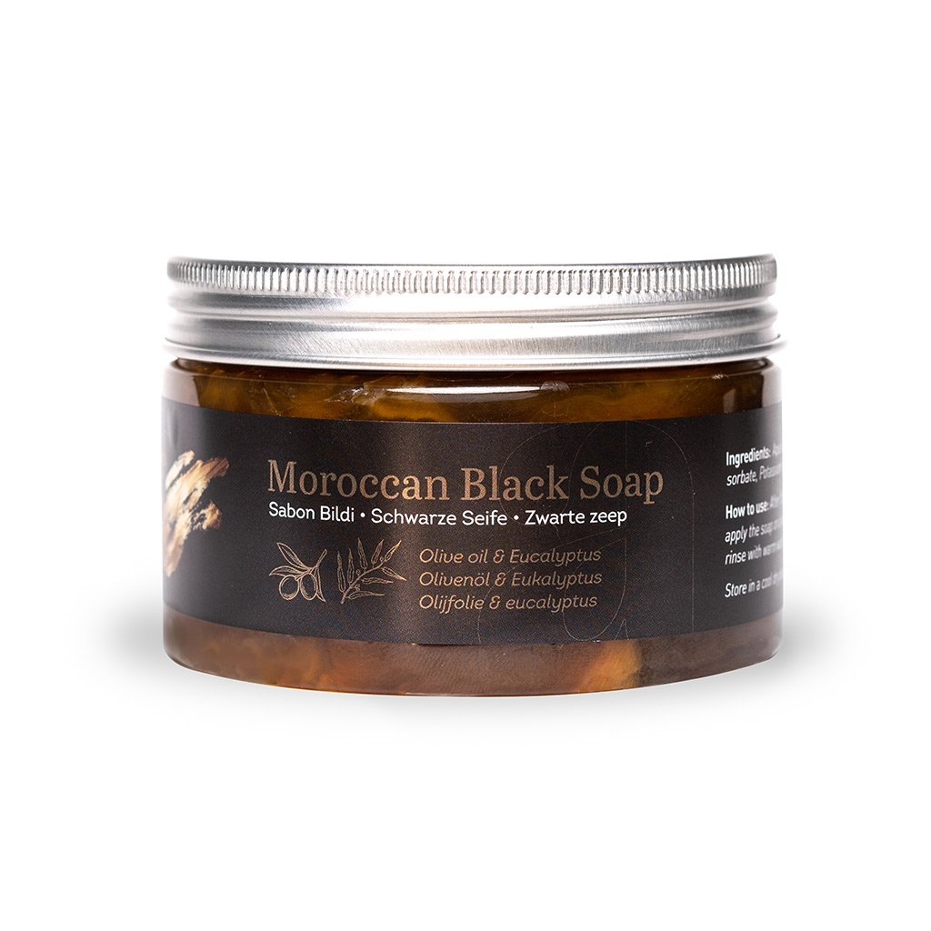 Black soap Olive oil & Eucalyptus 250ml