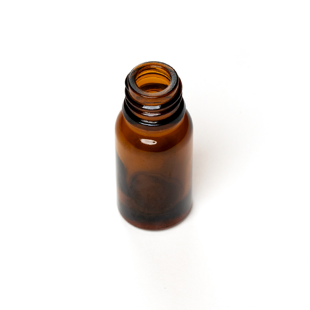 Dropper bottle 10ml amber type III DIN18