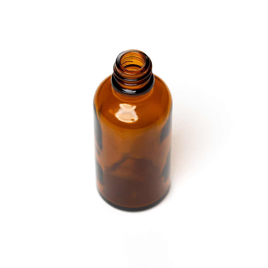 [G050] Flesje bruin 50ml DIN18