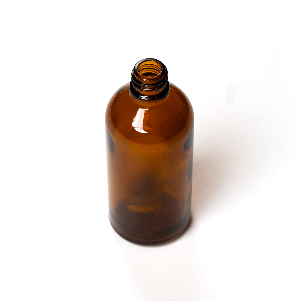 Dropper bottle 100ml amber type III DIN18 neck