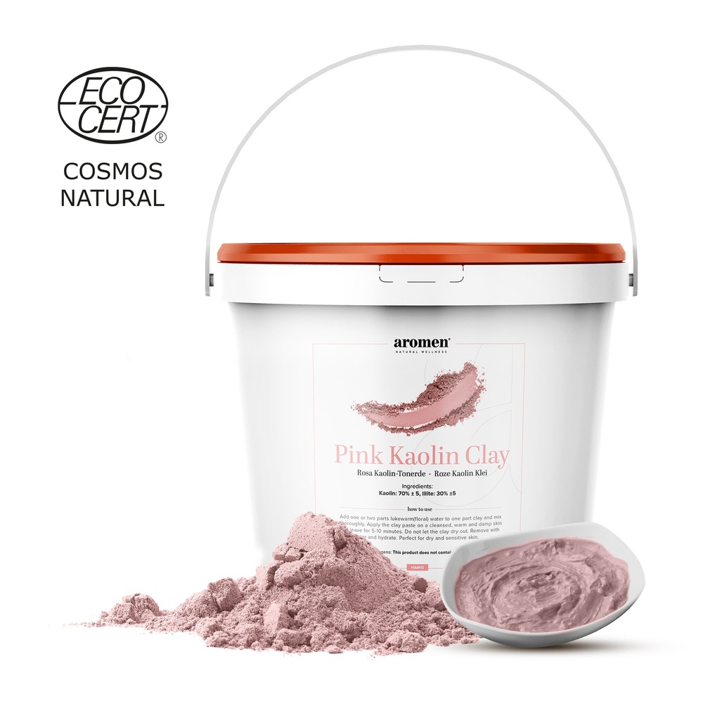 Roze Kaolin Klei - 500gr (COSNAT)
