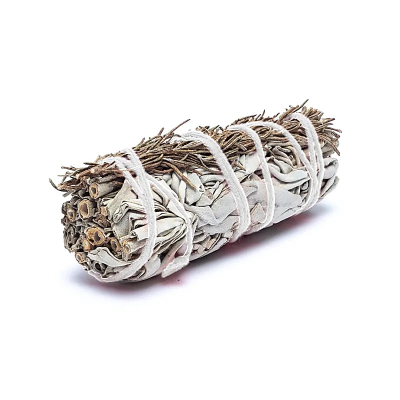 White sage smudge with rosemary
