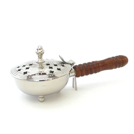Incense burner pot with handle