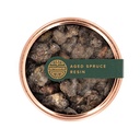 Aged spruce resin smoke box