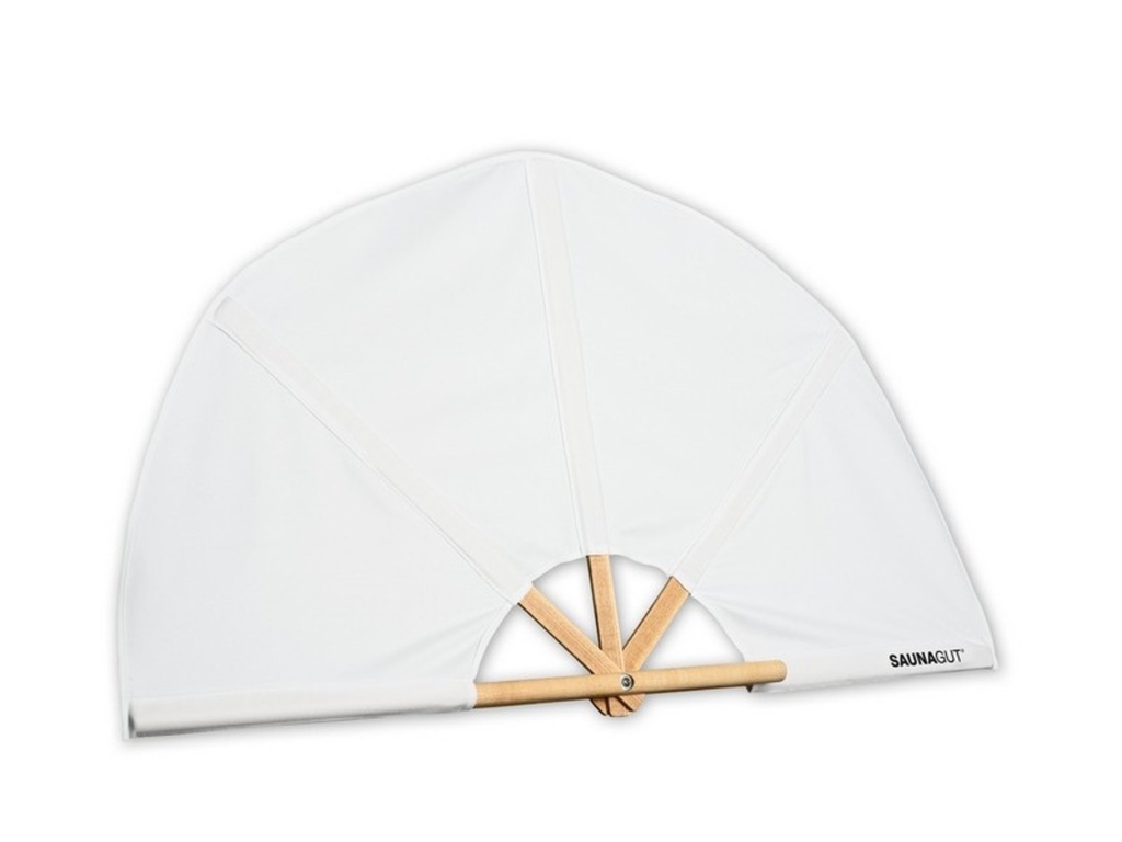SAUNAGUT® Aufgussfächer PLUS Weis - 148cm 