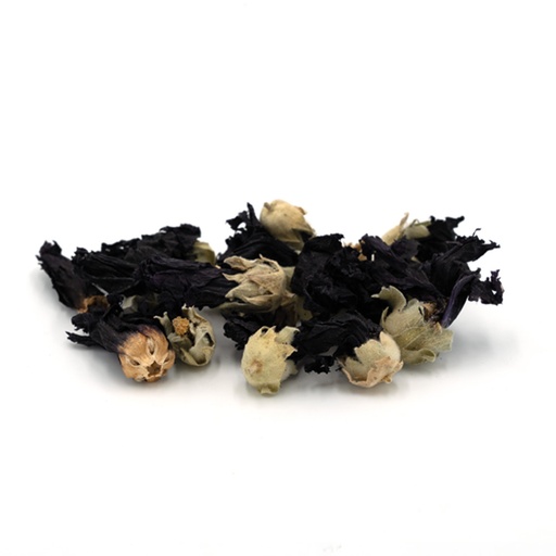[HE13] Schwarze Malve Rose Blume - 500gr